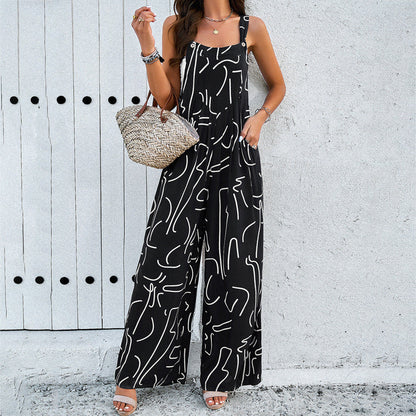 Deborah - Bequeme bedruckte Gartenhose