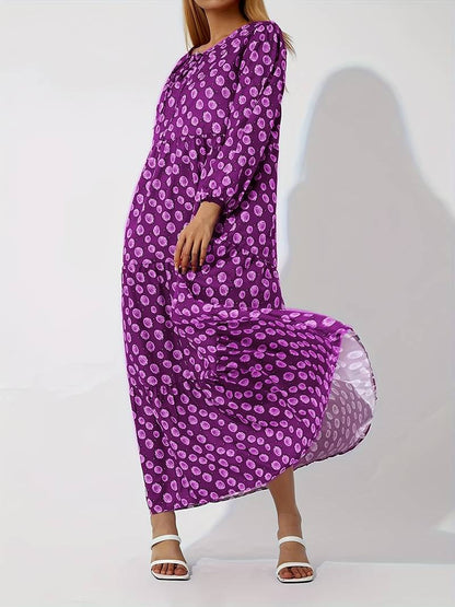 Abisha - Lockeres Boho-Maxikleid mit Blumendruck