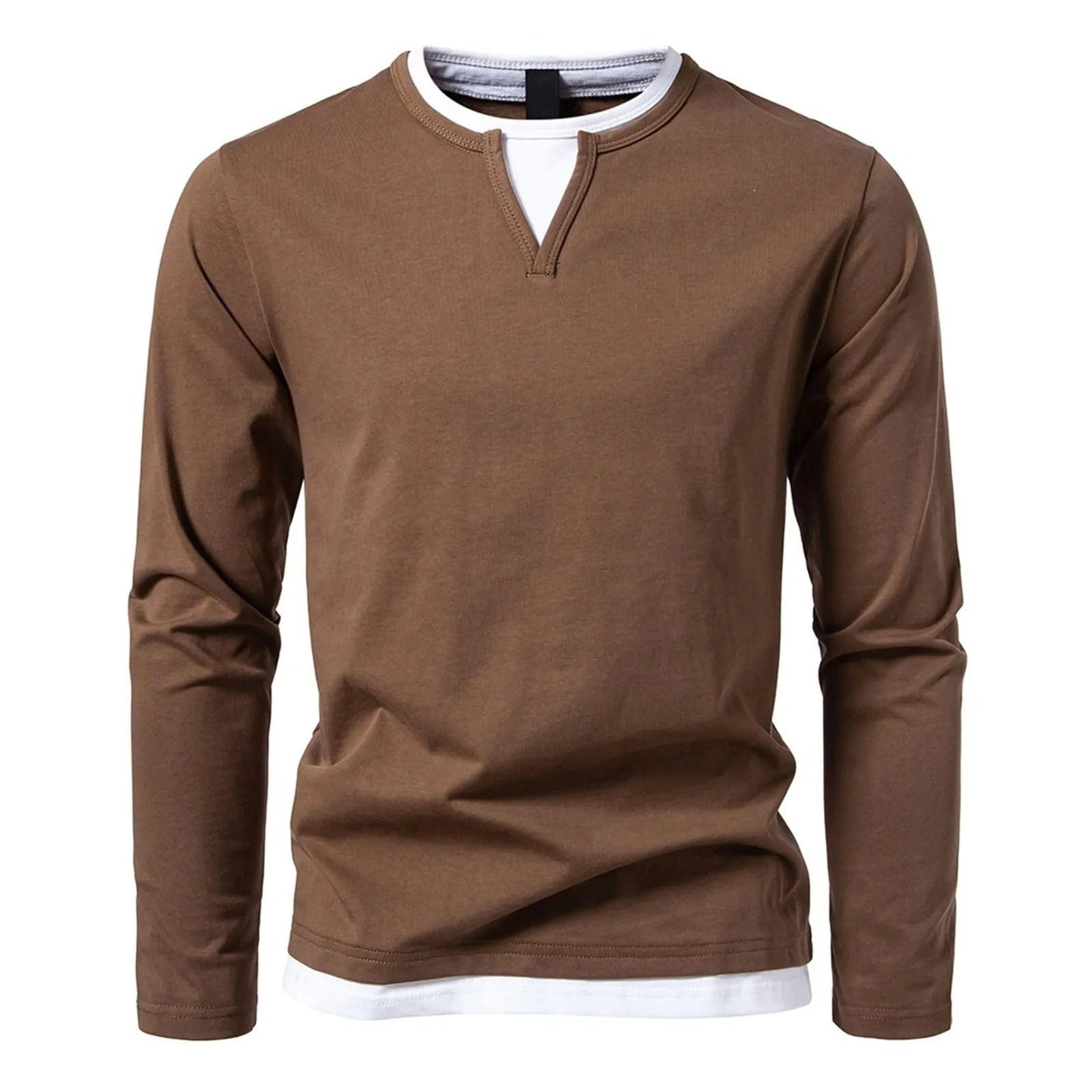 Vigorous™ | Henley mit langen Ärmeln