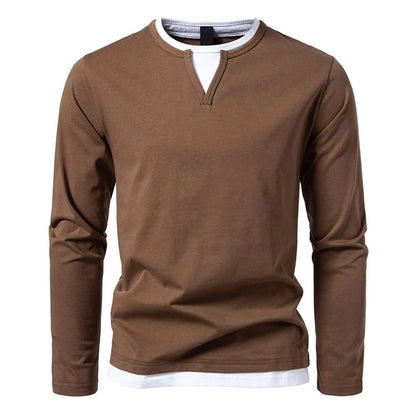 Vigorous™ | Henley mit langen Ärmeln