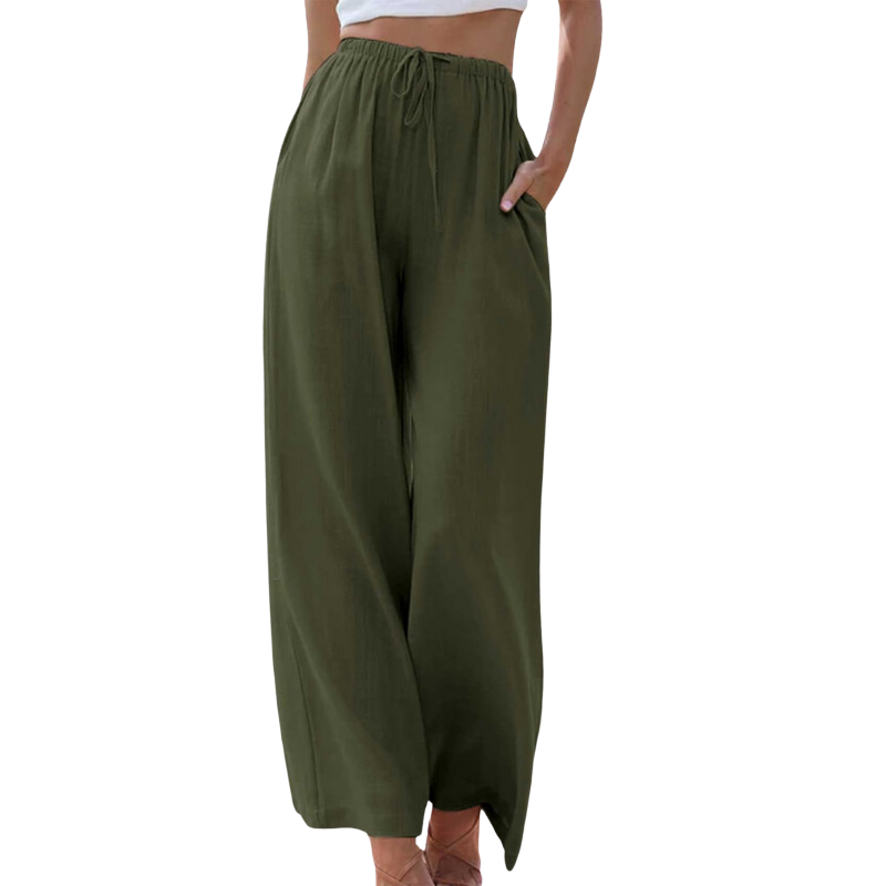 Reese - Hose mit hoher Taille und weiten Beinen