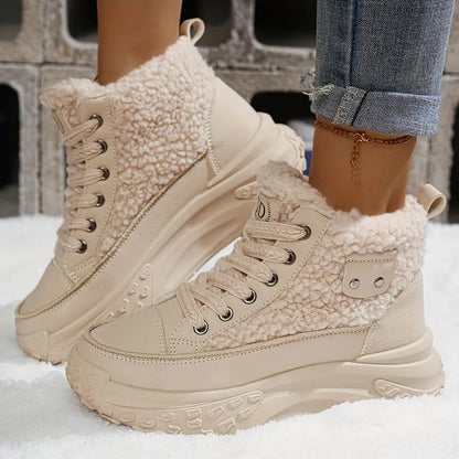 Stilvolle isolierte Schneestiefel für Frauen