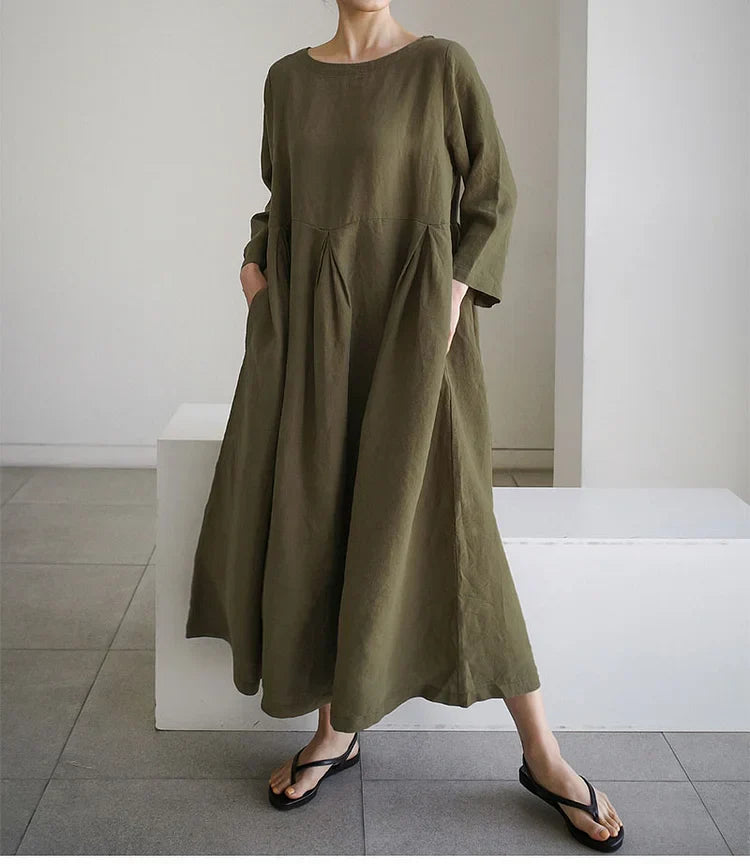 Idris - Langärmeliges Kleid