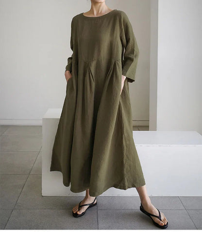 Idris - Langärmeliges Kleid