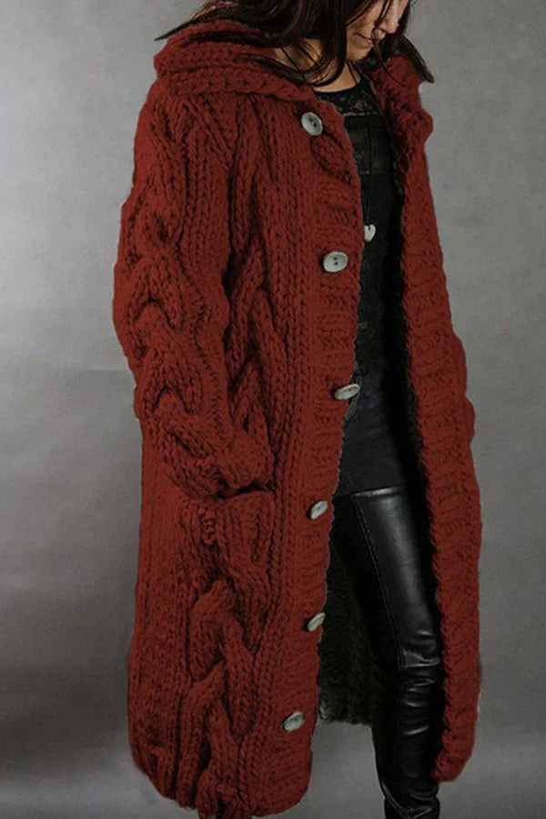Miriam - Neue Weste in großen Größen Typ Strickjacke