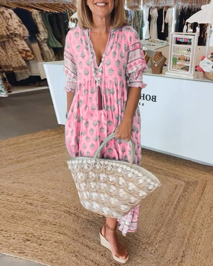 Freizeitkleid mit Aufdruck