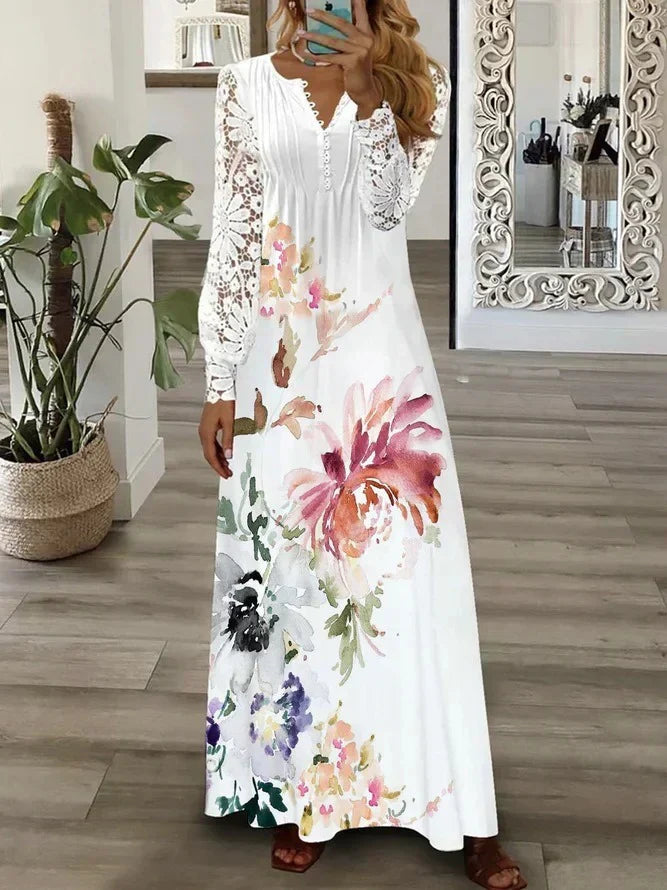 Mae - Kleid mit Blumenmuster
