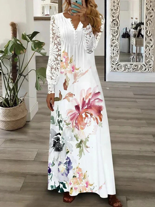 Mae - Kleid mit Blumenmuster