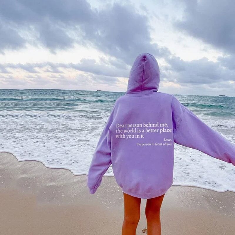 Jayne - "Dear Person Behind Me" Hoodie für Frauen