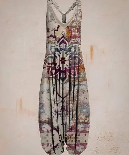 Lässiger Jumpsuit im Bohemian-Stil