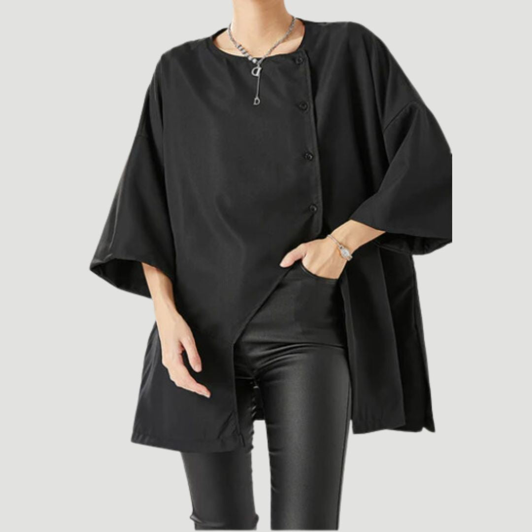 Barbara - Elegante asymmetrische Bluse