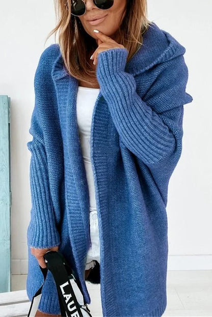 Esmeralda - Lässige Strickjacke mit Kapuze