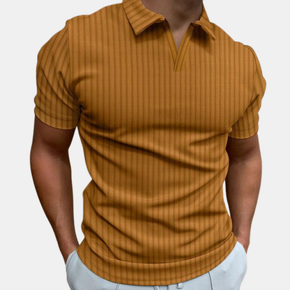 Carl | Langarm-Poloshirt für Männer
