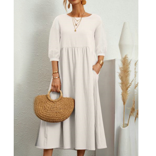 Elegantes Sommerkleid mit Abendjacke und romantischen Details