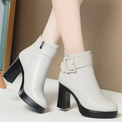 Stiefel mit hoher Sohle - Denisette
