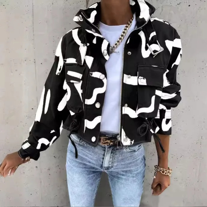 Tesha - Moderne Jacke mit Kordelzug für Frauen