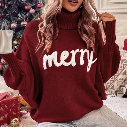 Emerie - Festlicher und wärmender Rollkragenpullover für Frauen