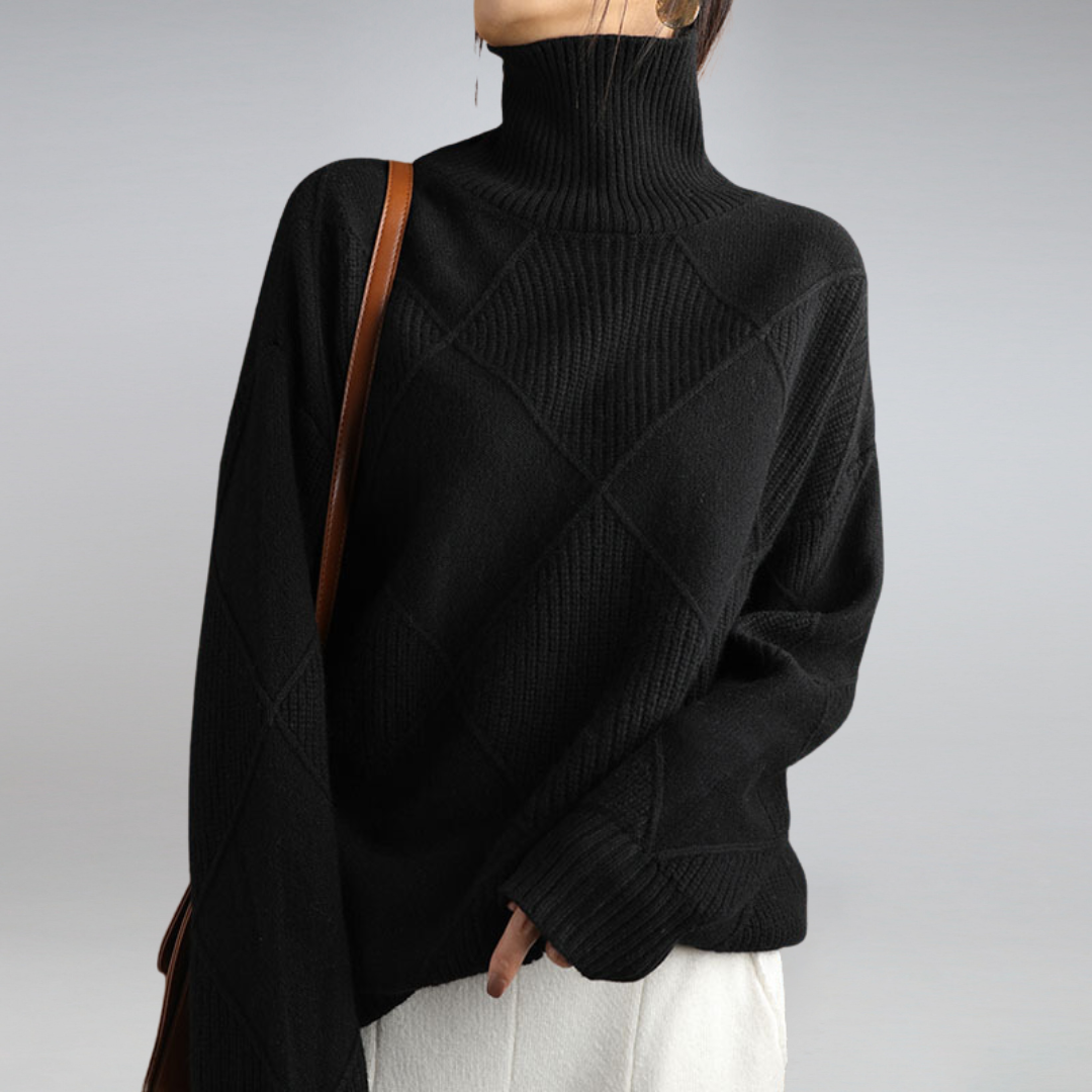Françoise - Luxuriöser Rollkragenpullover