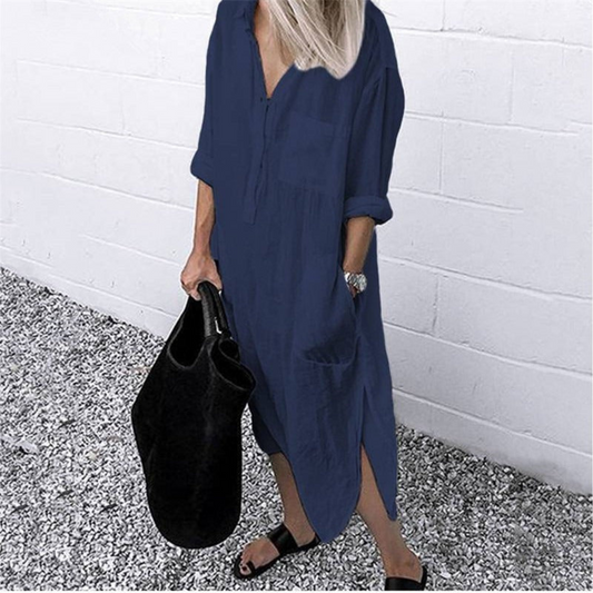 Anne | Stilvolles langes Sommerkleid
