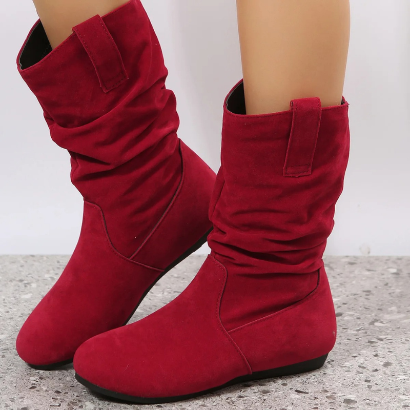 Winterstiefeletten aus Wildleder - Emmelot