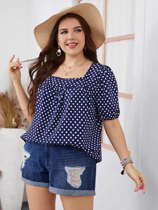 Vardi Dante™ Jade Plus-Size Top | Sommerlich & stilvoll