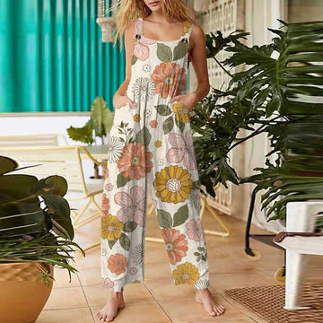 Henrietta - Floral gemusterter Jumpsuit für Damen