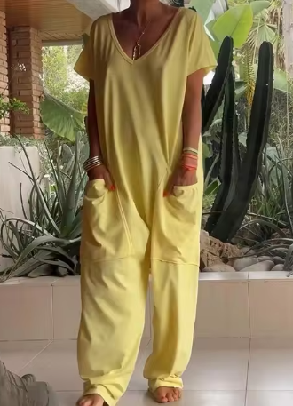 Xenia - Streetwear Fashion Neuer lockerer Jumpsuit