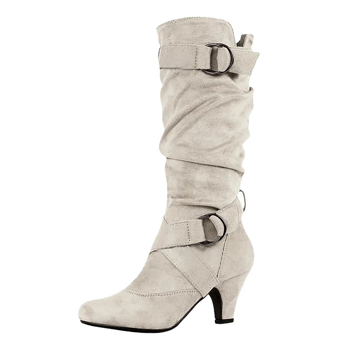 Hohe Stiefel mit Schnalle für Frauen - Madle