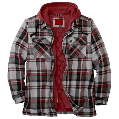dicke Holzfällerjacke
