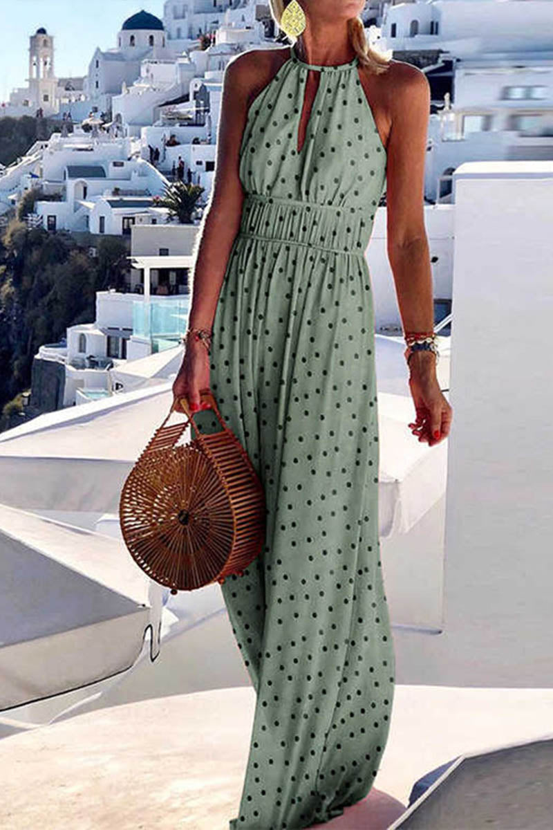 Kleid mit Print und Rundhalsausschnitt