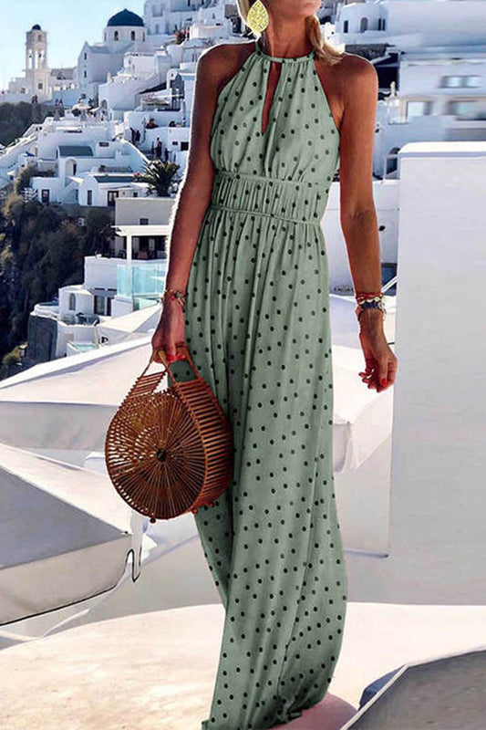 Kleid mit Print und Rundhalsausschnitt