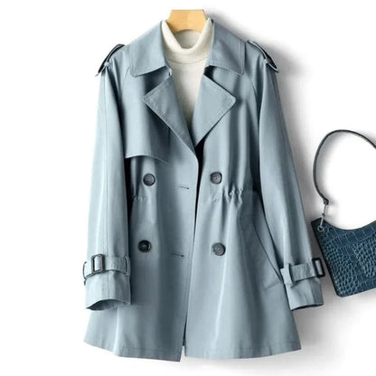 Zenvorin™ | Eleganter Trenchcoat mit doppelter Knopfleiste