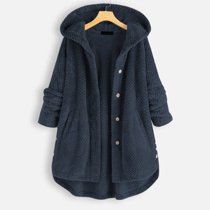 Natalee - warme Teddyjacke mit Kapuze