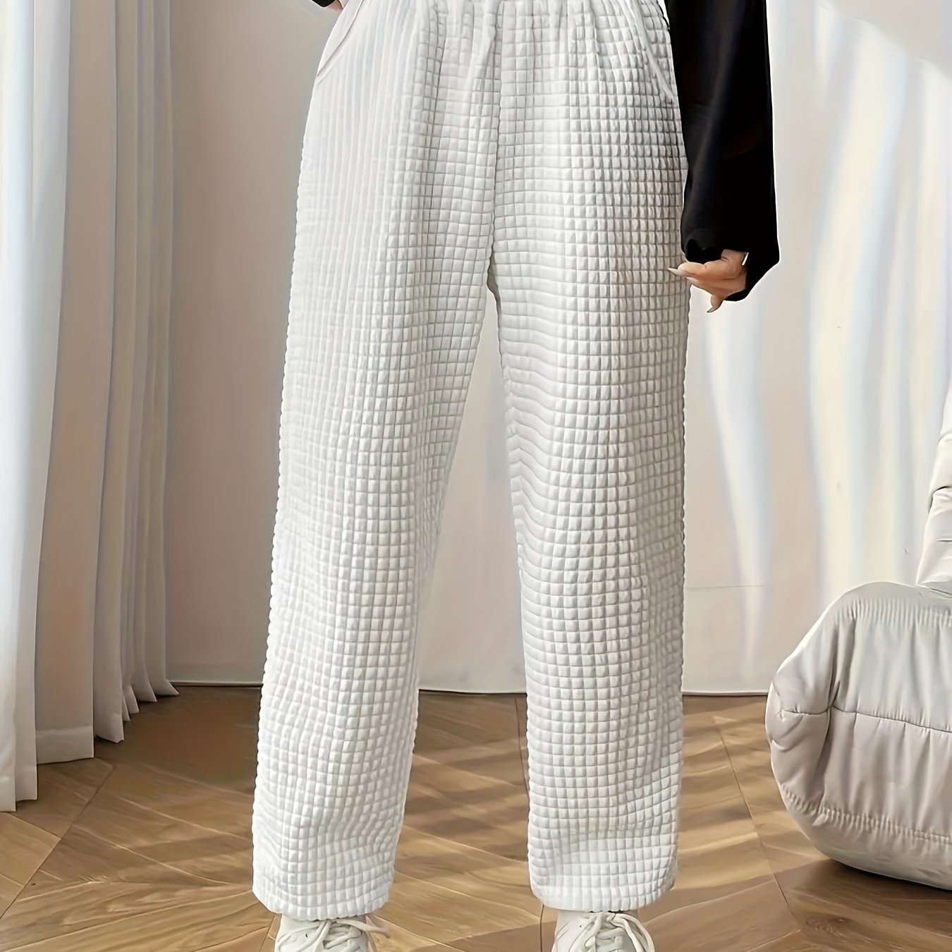 Emma | Lässige Damen-Sweatpants aus Waffelstrick