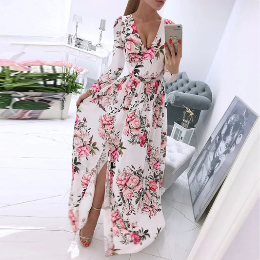 Hazel - Langärmeliges Kleid