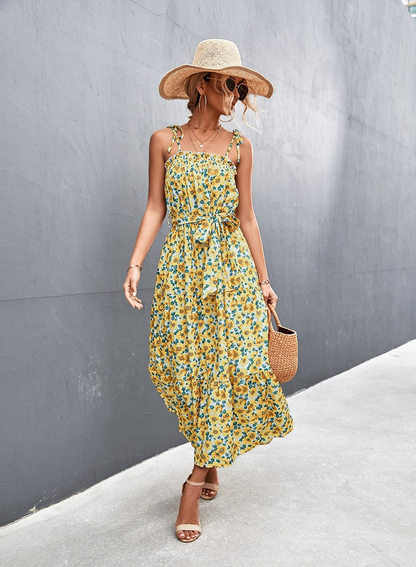 Bohème langes Kleid