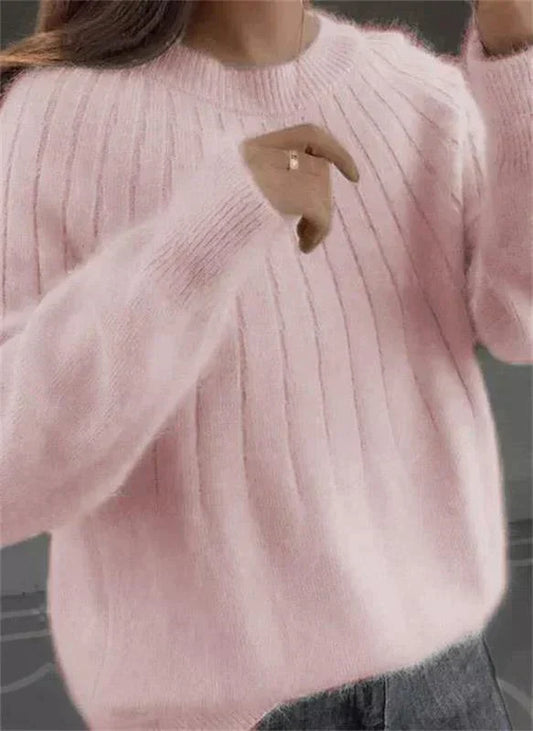 Winifred - Flauschiger Strickpullover