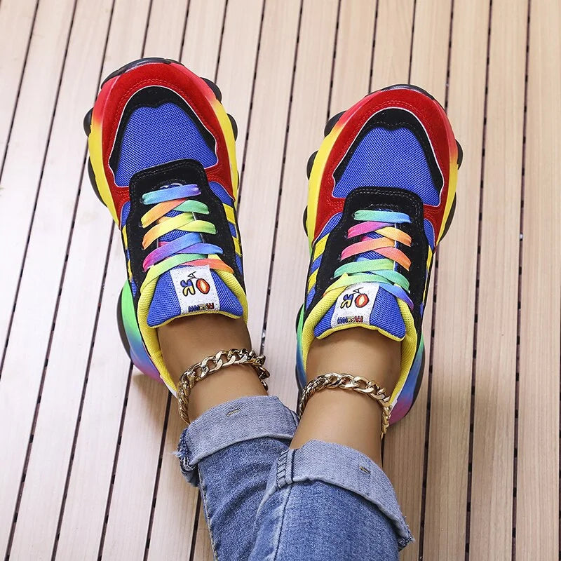 Annemijn | Bequeme Sneakers für Damen in farbenfrohem Design