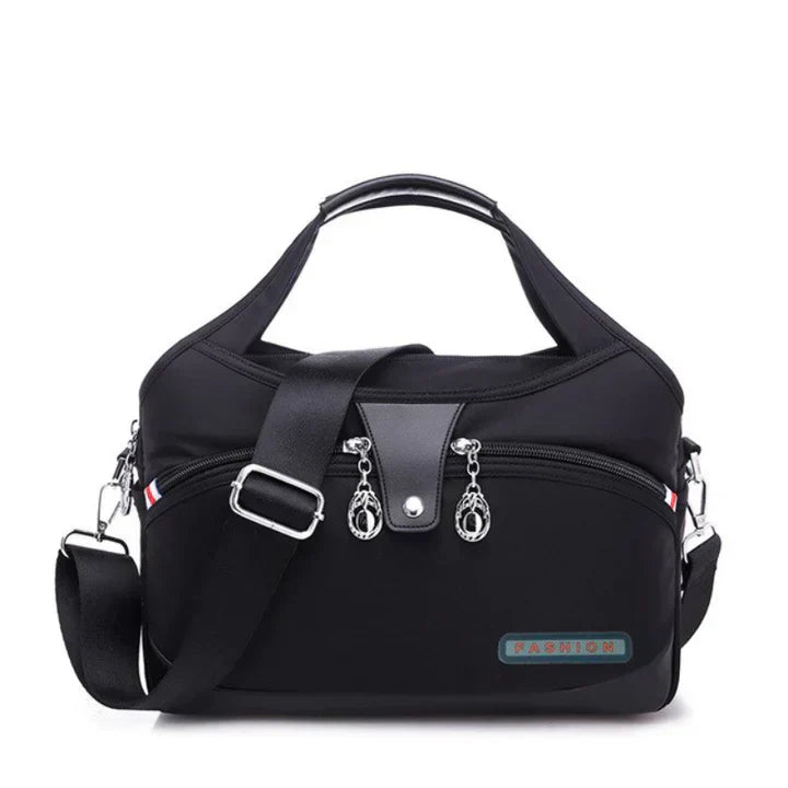 Gisela | Modische Tasche mit Fächern und Reißverschlussfach