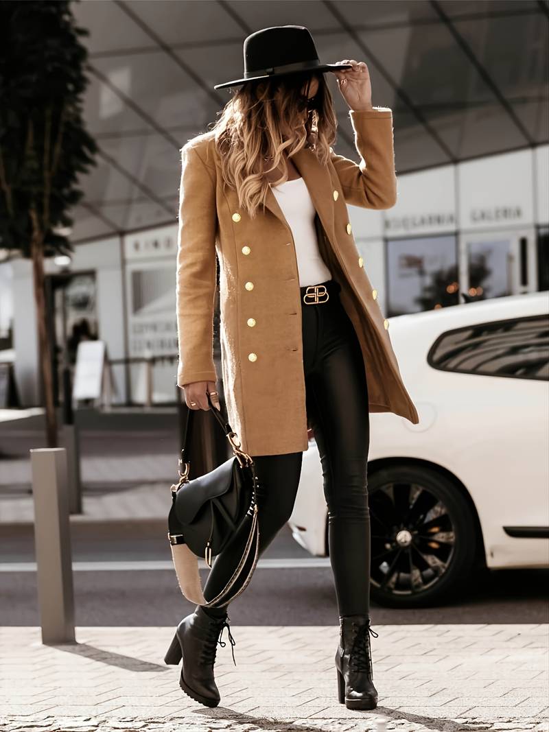 Clara | schlanker Wollmantel Jacke