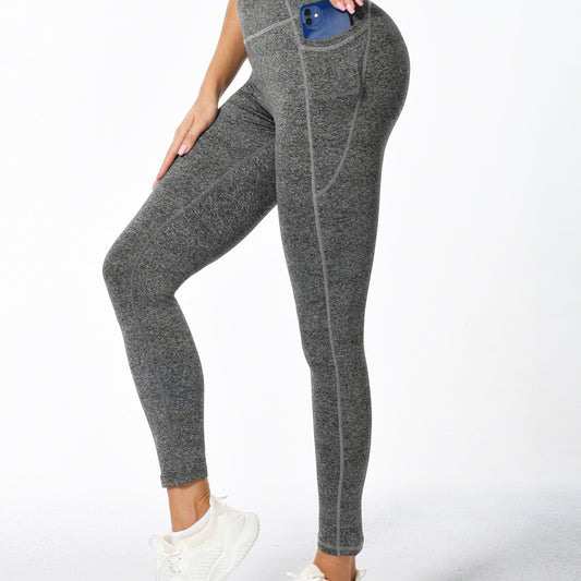 Sophie | Weiche, dehnbare Damen-Sport-Leggings mit Billift und Taschen