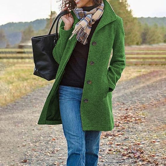 Eliza - langer Vintage-Wintermantel