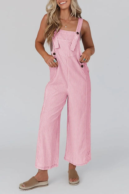 Amy - Gestreifter Damen Jumpsuit
