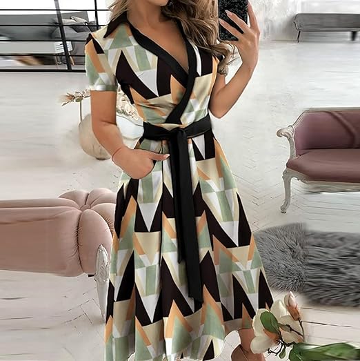 Elsie - Elegantes Kleid mit Druck