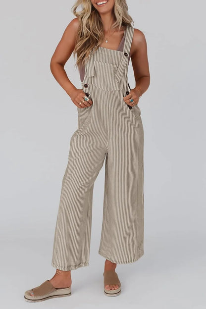 Amy - Gestreifter Damen Jumpsuit