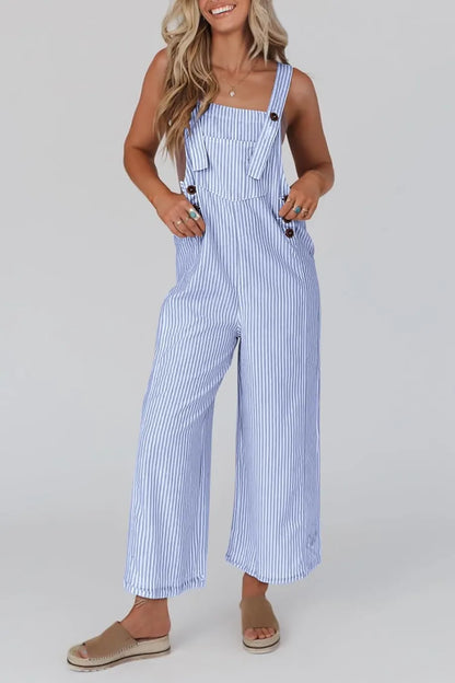 Amy - Gestreifter Damen Jumpsuit