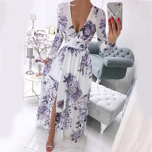 Hazel - Langärmeliges Kleid