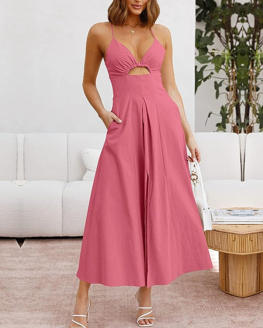 Träger-Maxikleid