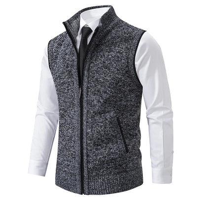 Aiden™ | Ärmellose gestrickte Fleeceweste