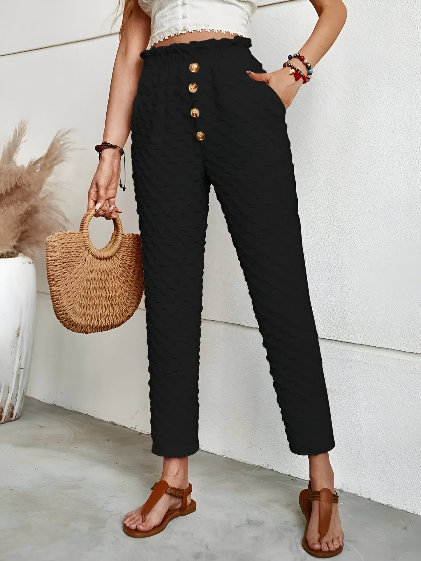 Hjordis | Elegante & bequeme Slim Fit Hose für alle Jahreszeiten